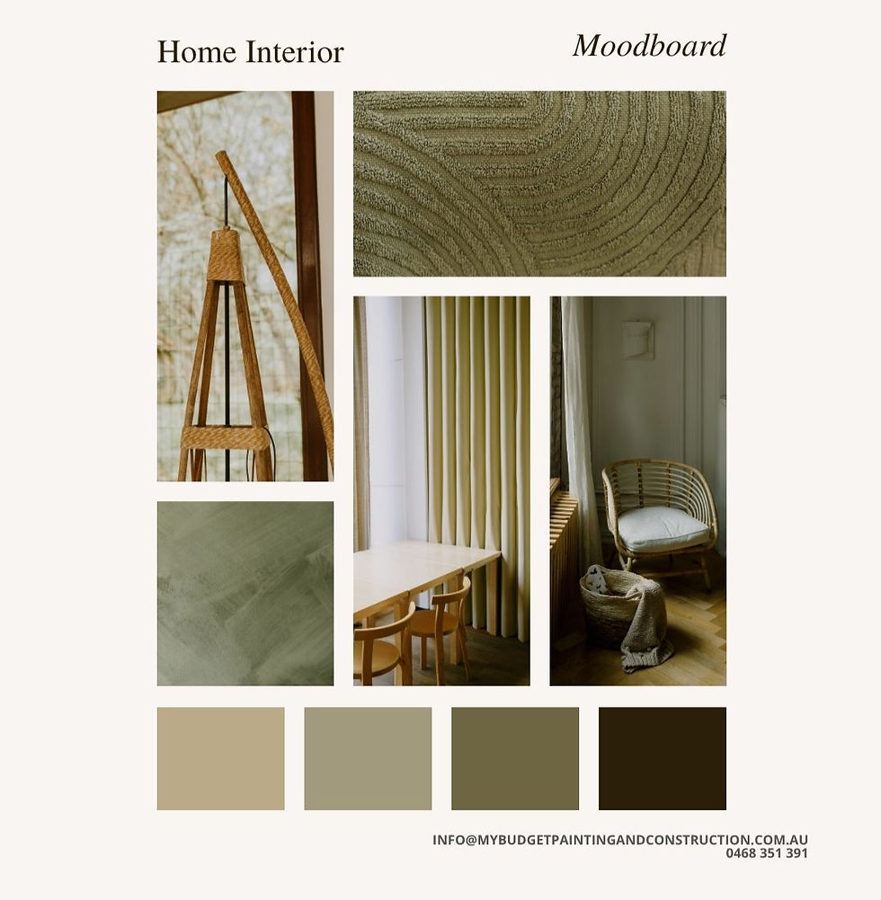 mood boards for paint interiors 2025