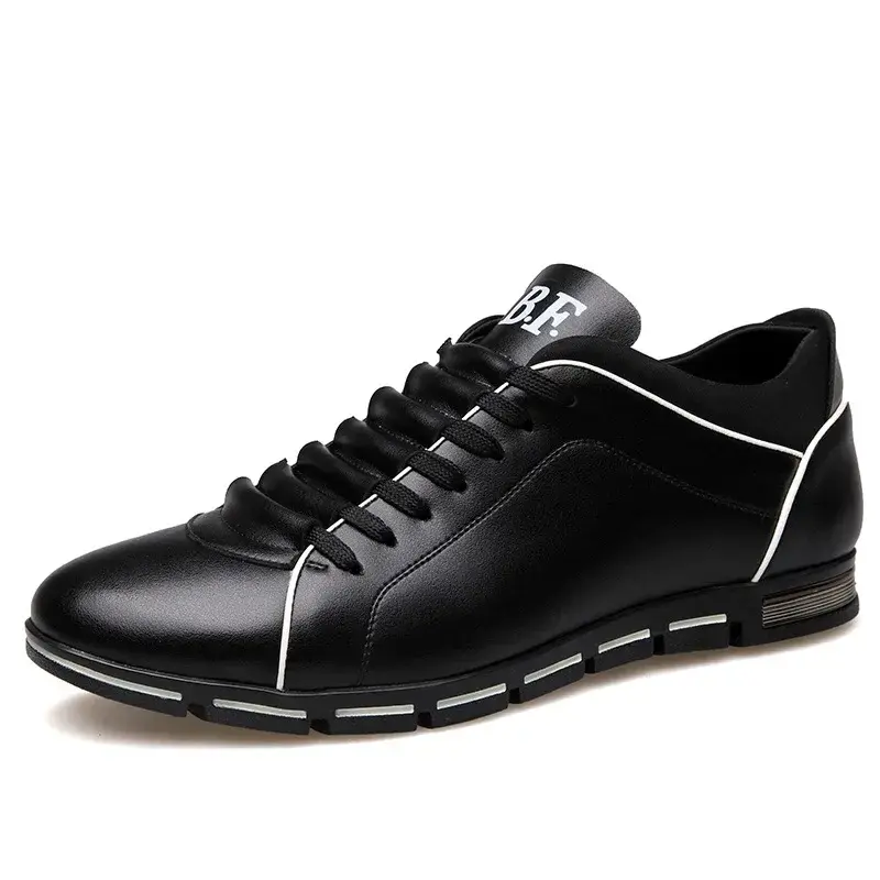Herren Leder‑Business‑Sneaker – Atmungsaktive Casual Schuhe | Britischer D