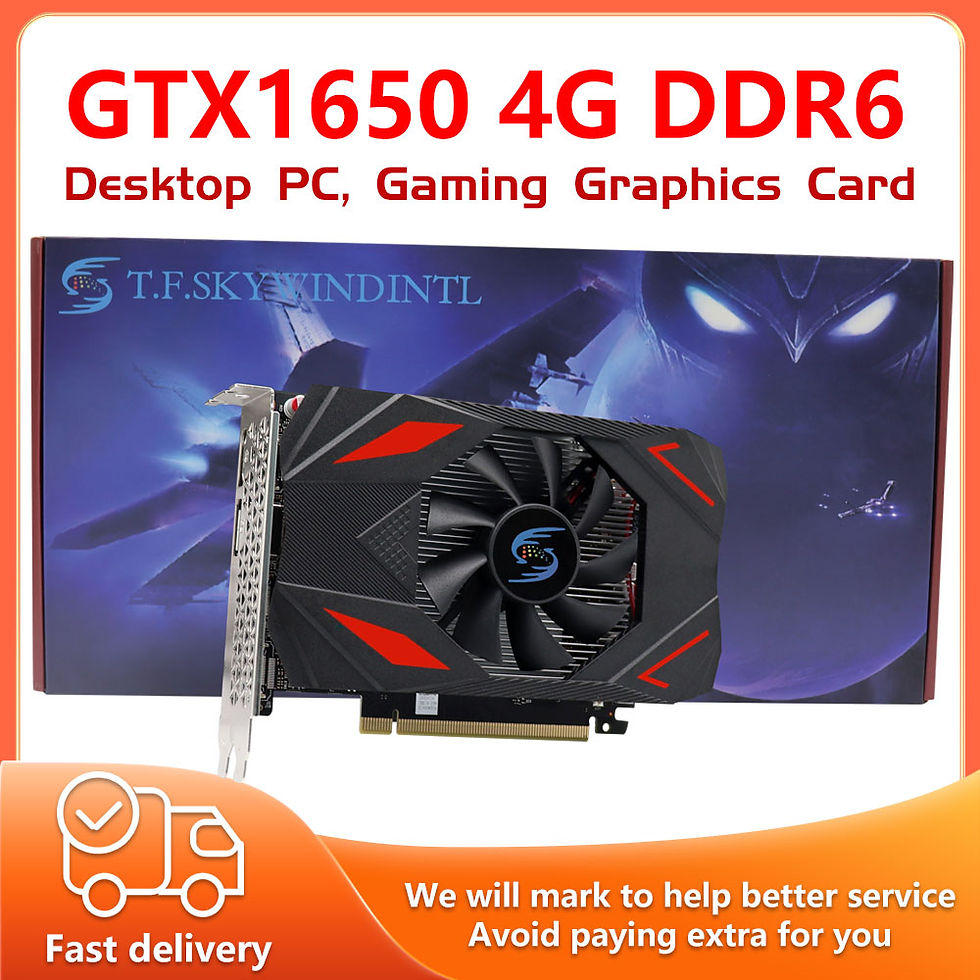 GTX1650 4G DDR6 Gaming Grafikkarte für Desktop PC, schnelle Lieferung.