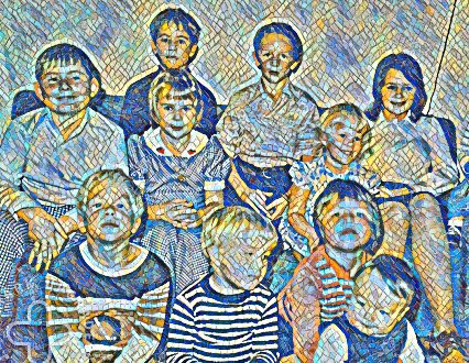 Lamont grandkids in the 70s - Teeswater.