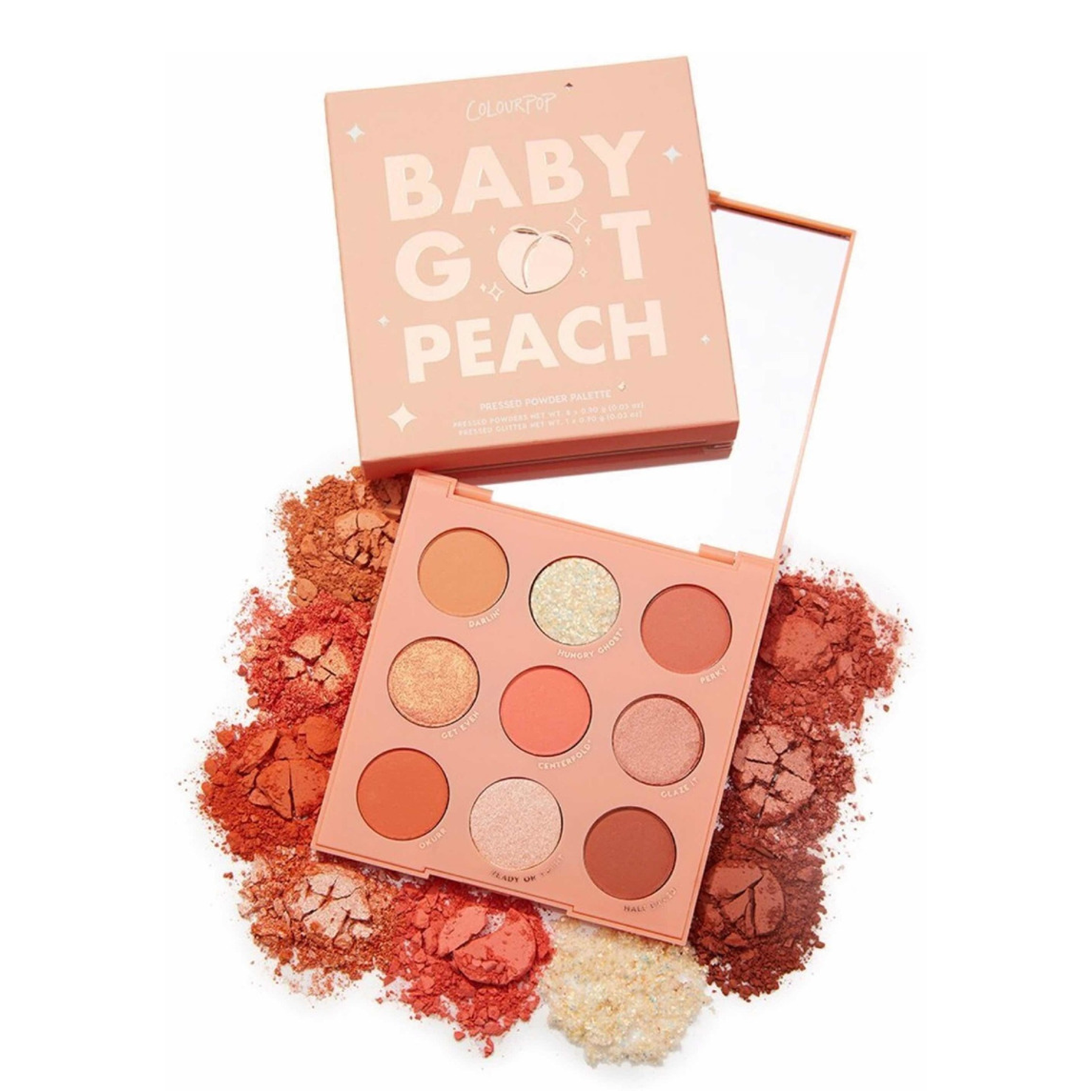 Baby Got Peach paleta de sombras Colourpop