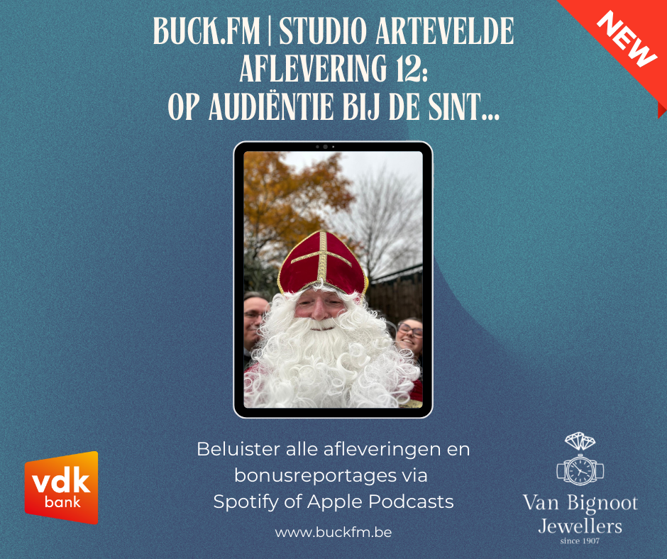 BUCK.FM | Studio Artevelde: Stefan en Florence gaan op audiëntie bij de Sint