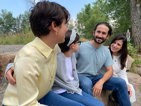 Steve and Elena Rosenblum and their two children