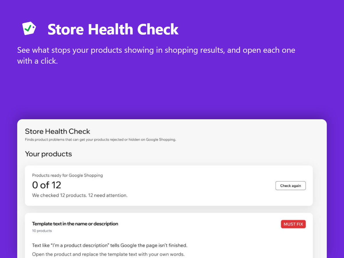 Store Health Check screenshot 1