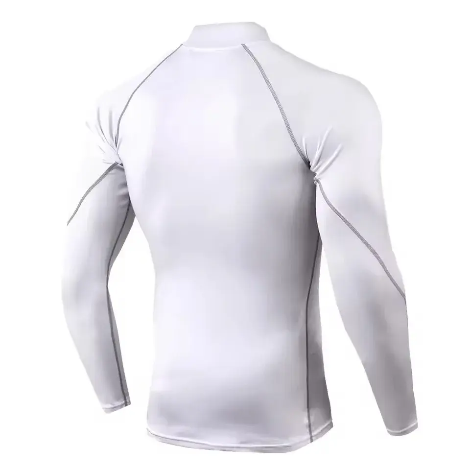 Thumbnail: Men Sport T-Shirt Quick Dry Bodybuilding Running Shirt Long Sleeve Compression
