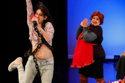 Vikki Martin, Evie Aronson. Photo: Sorcha Augustine