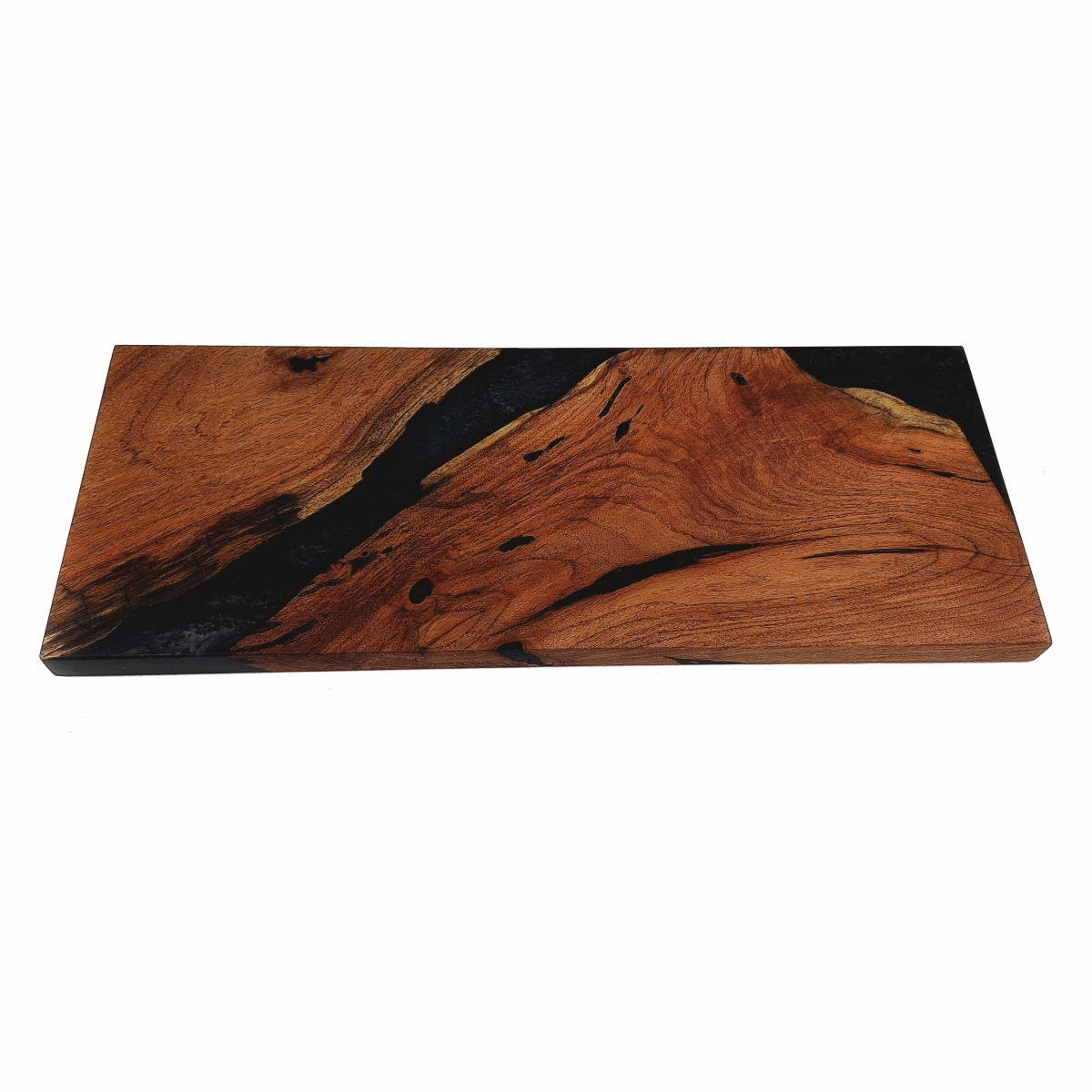 Mesquite and Smoke Epoxy Charcuterie Board