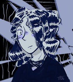 Jael (lineart work of woman)