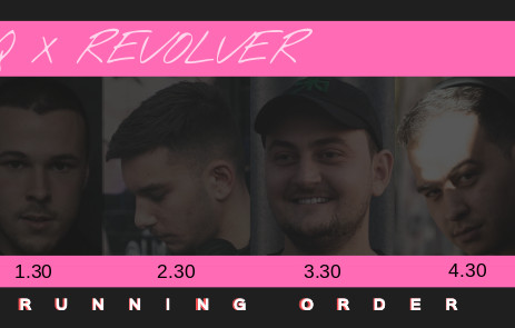 Set times for Arteq x Revolver
