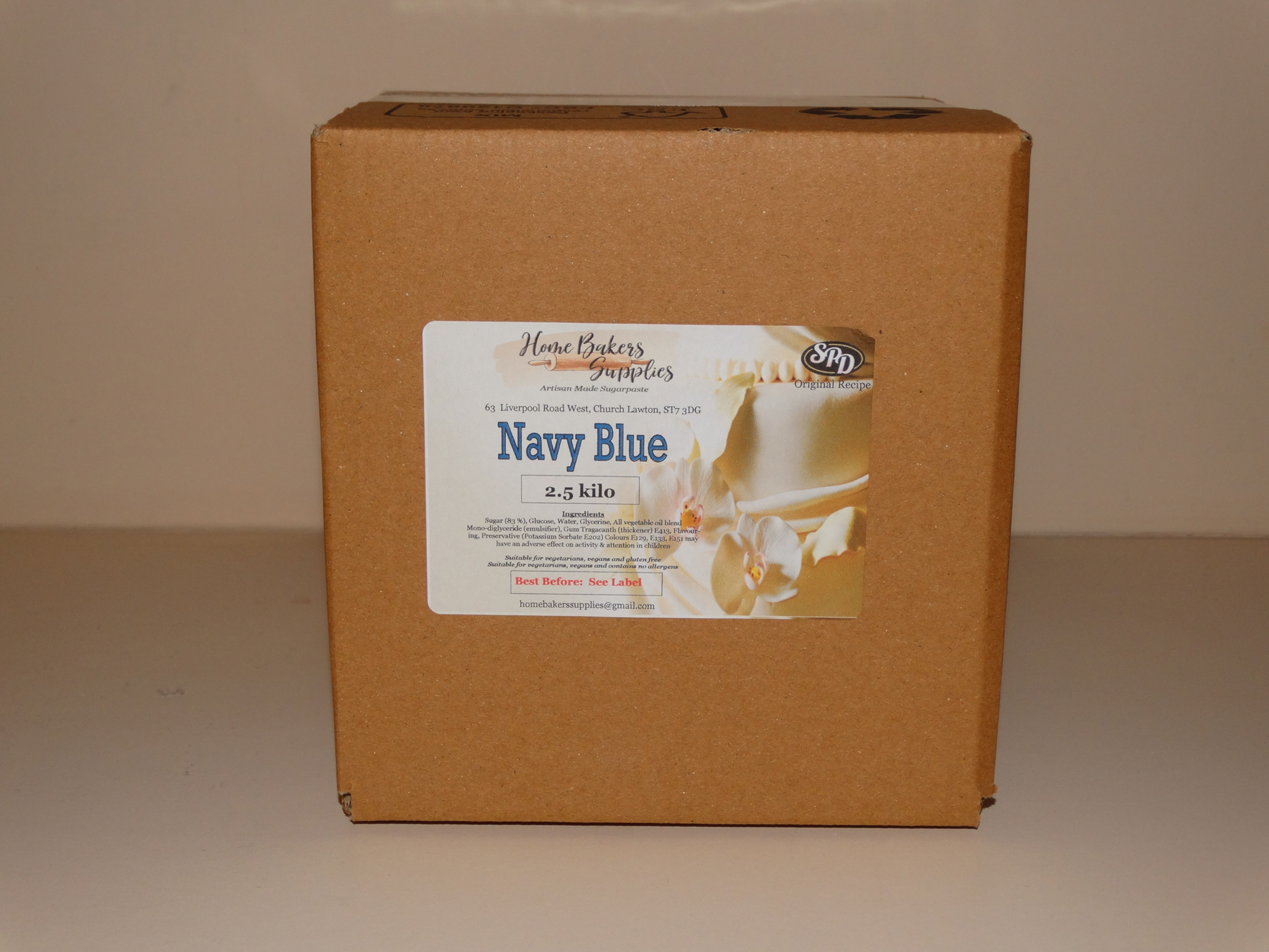 Navy Sugar Paste 2.5k