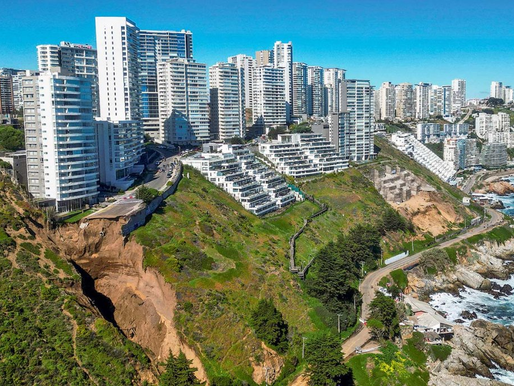 Drama por socavones en edificios de lujo en Chile: "El invierno recién comienza"