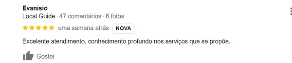 avaliação de cliente casa do notebook