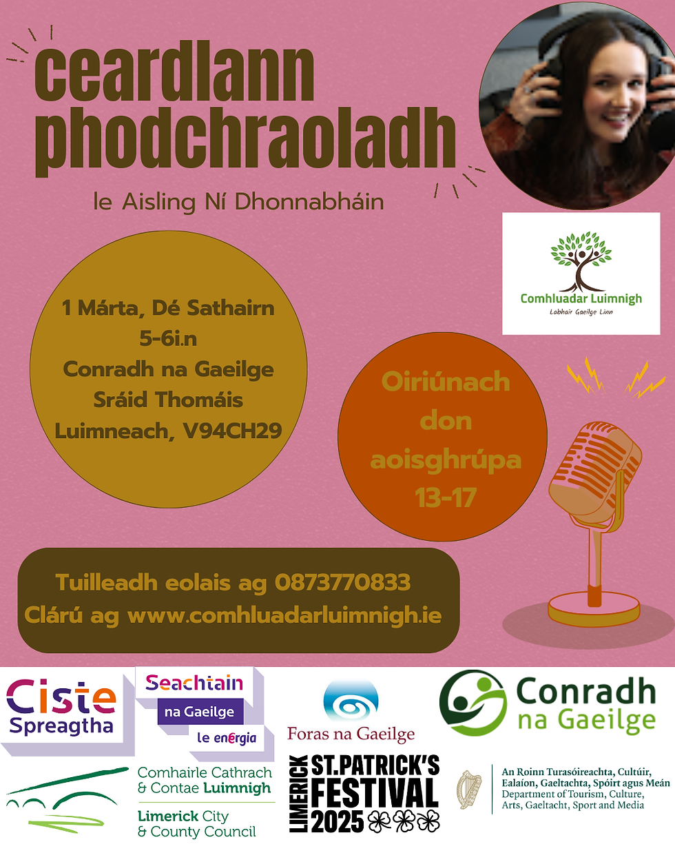 Ceardlann Phodchraoladh le Aisling Ní Dhonnabháin