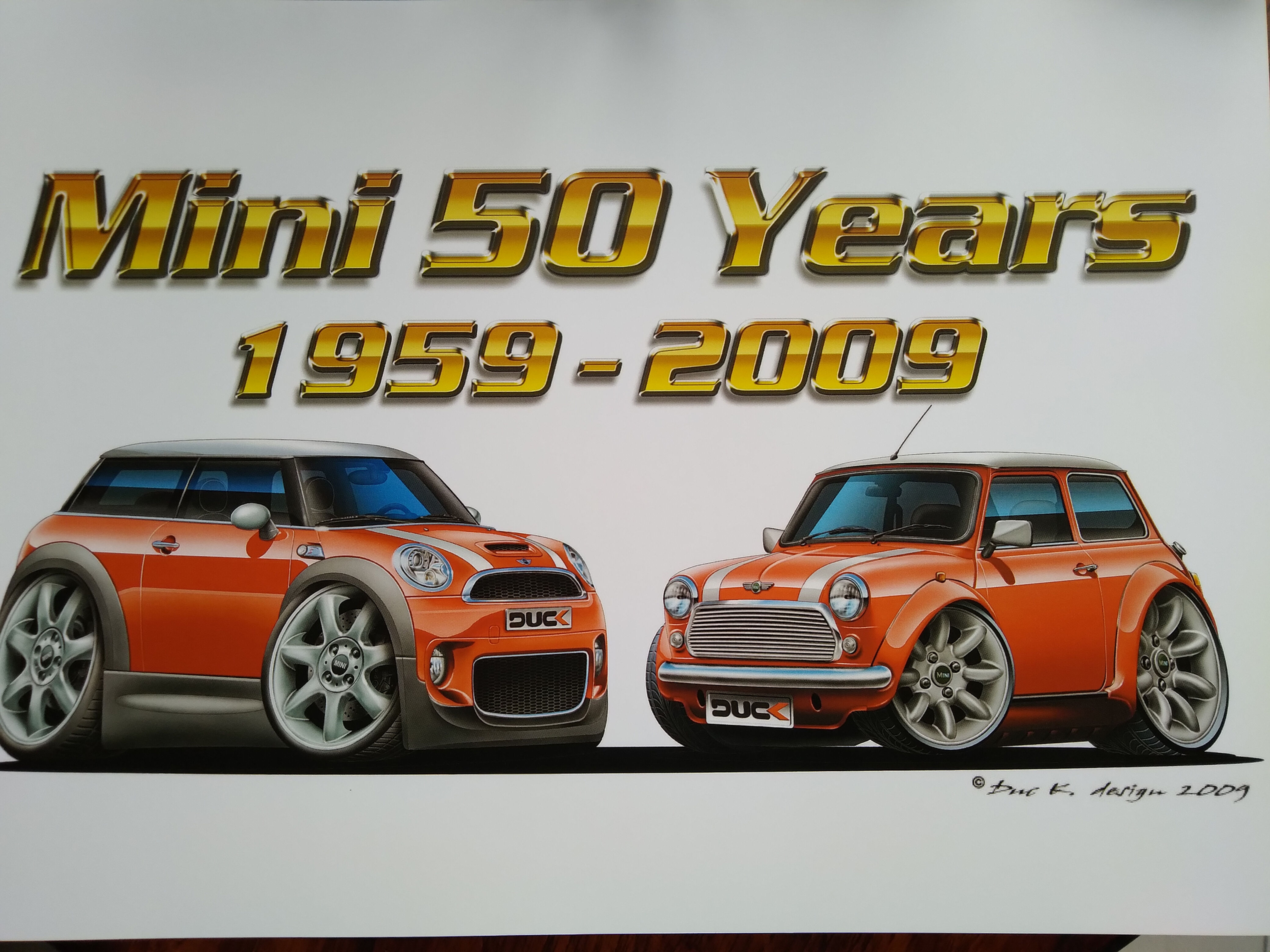 Mini 50 Years High Quality Print