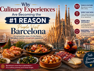 Why Culinary Experiences Are Becoming the #1 Reason People Visit Barcelona