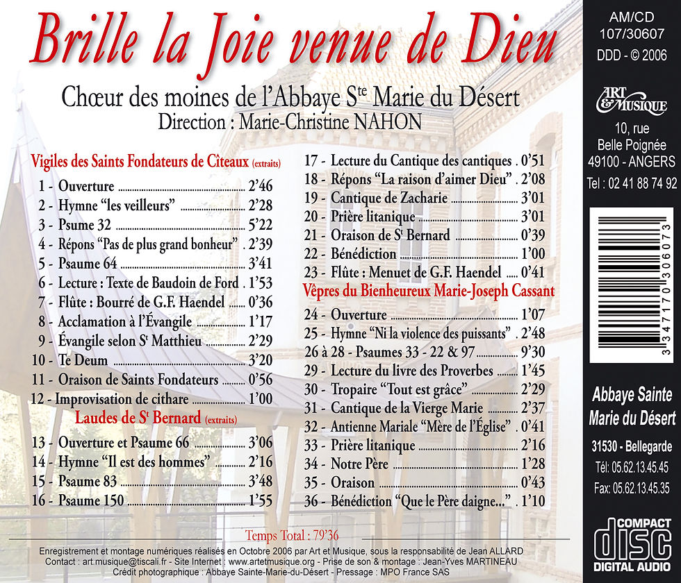 Miniature : Brille la joie venue de Dieu
