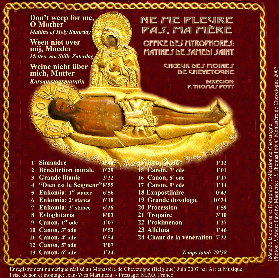 Miniature : Ne me pleure pas, ma Mère