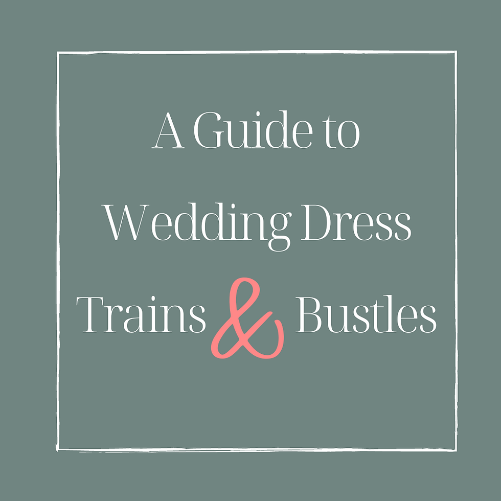 Can a wedding dress train be shortened? What is a wedding dress bustle?