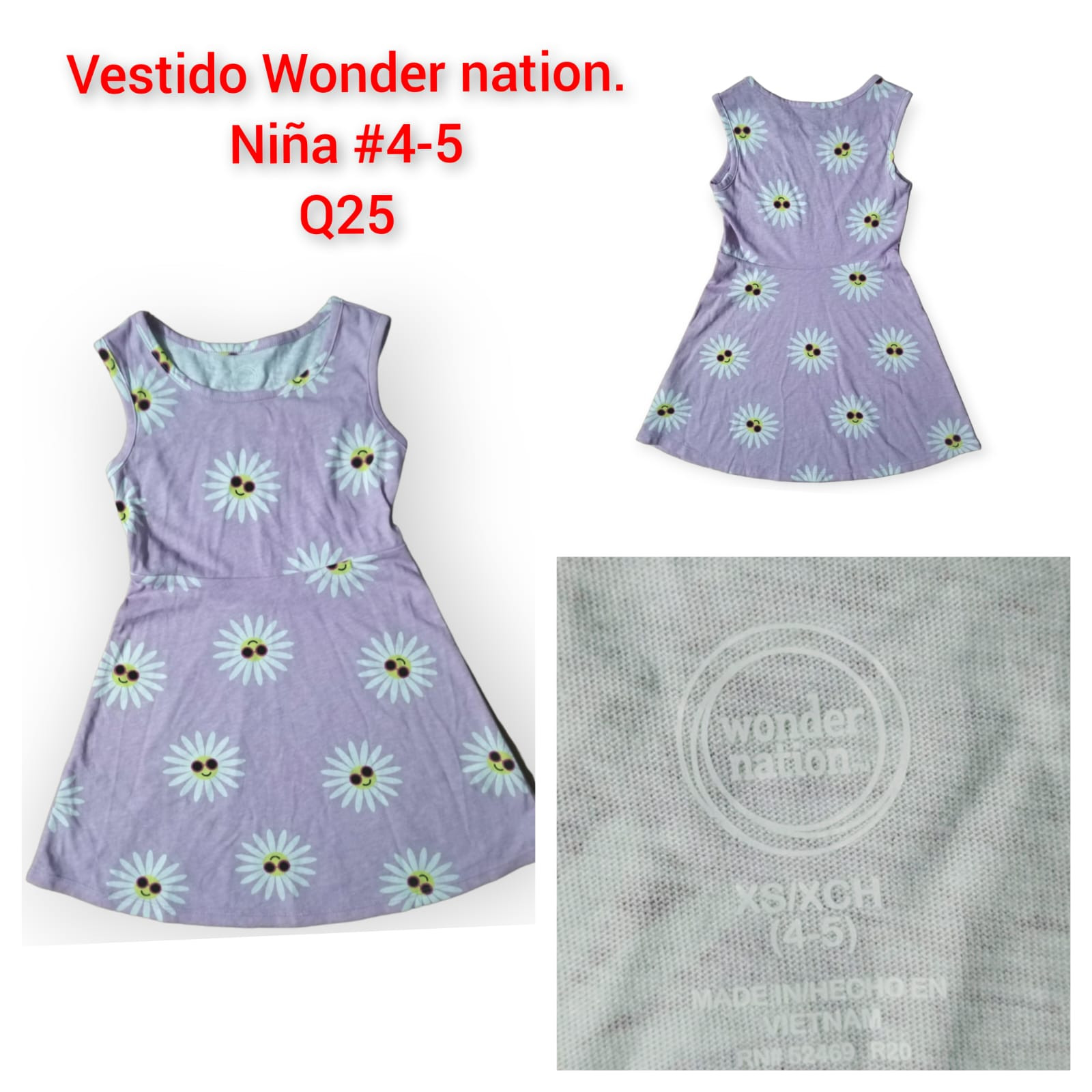 Vestido Wonder nation