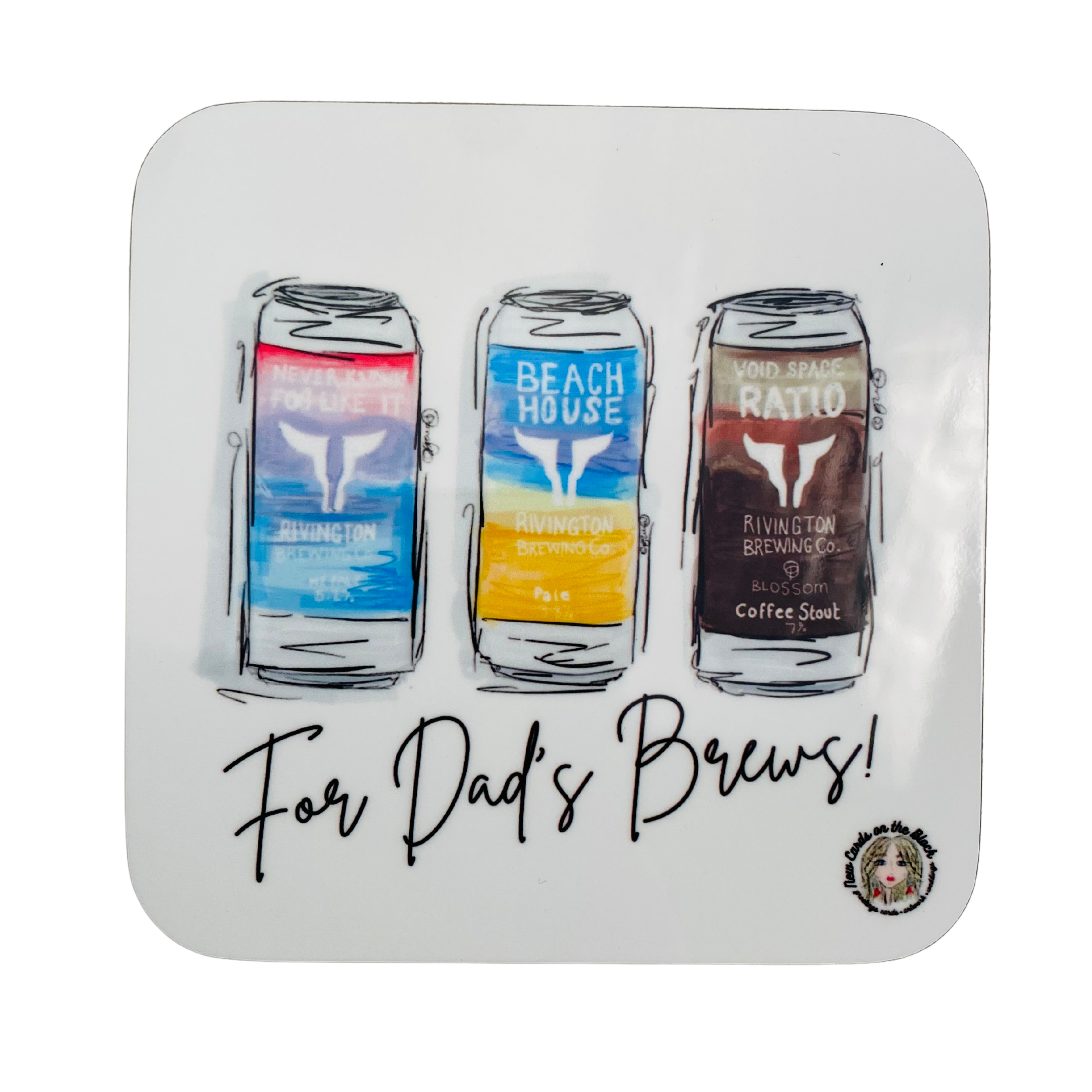Dad's Brews Coaster