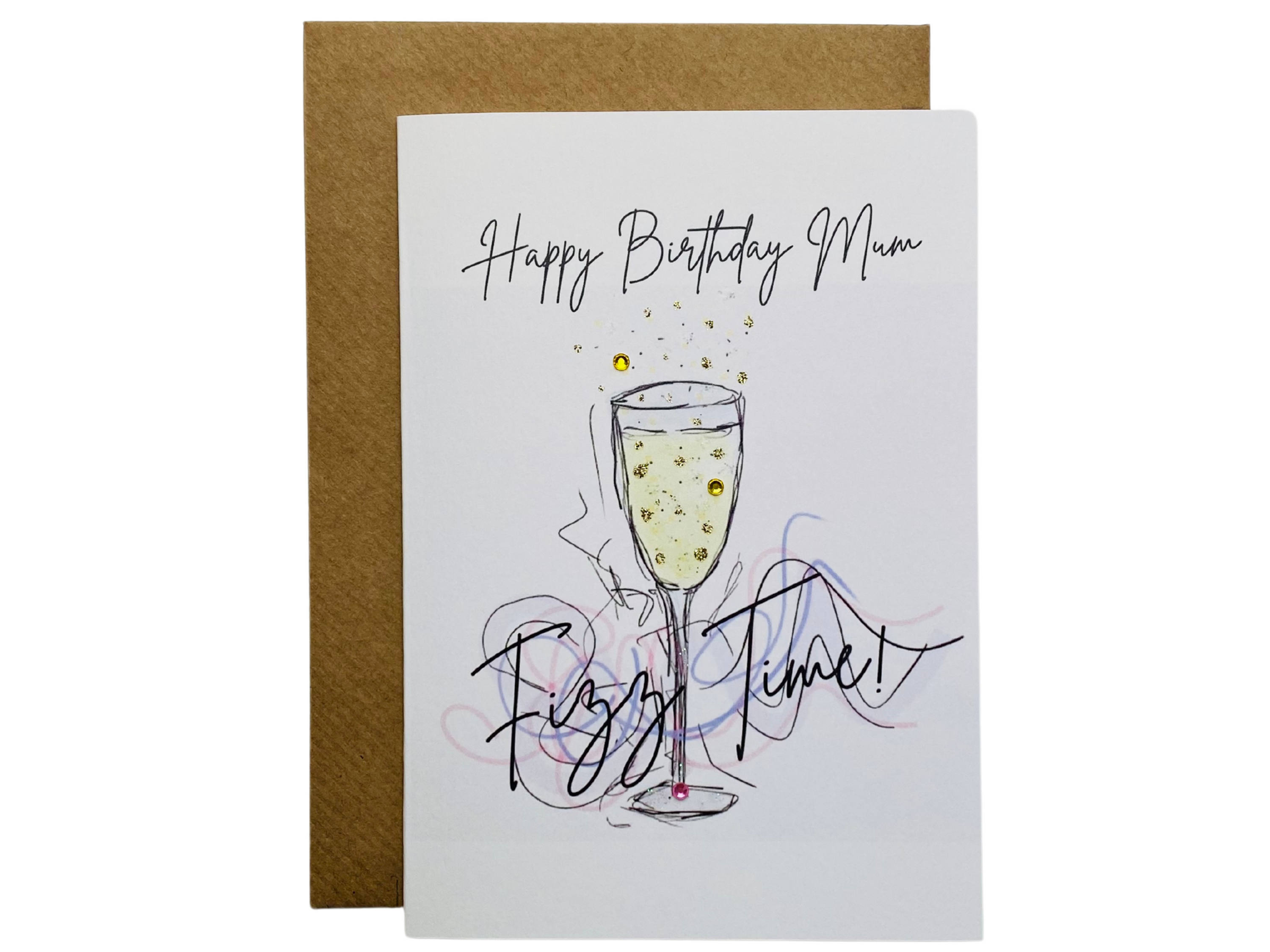 Fizz Time Mum Card