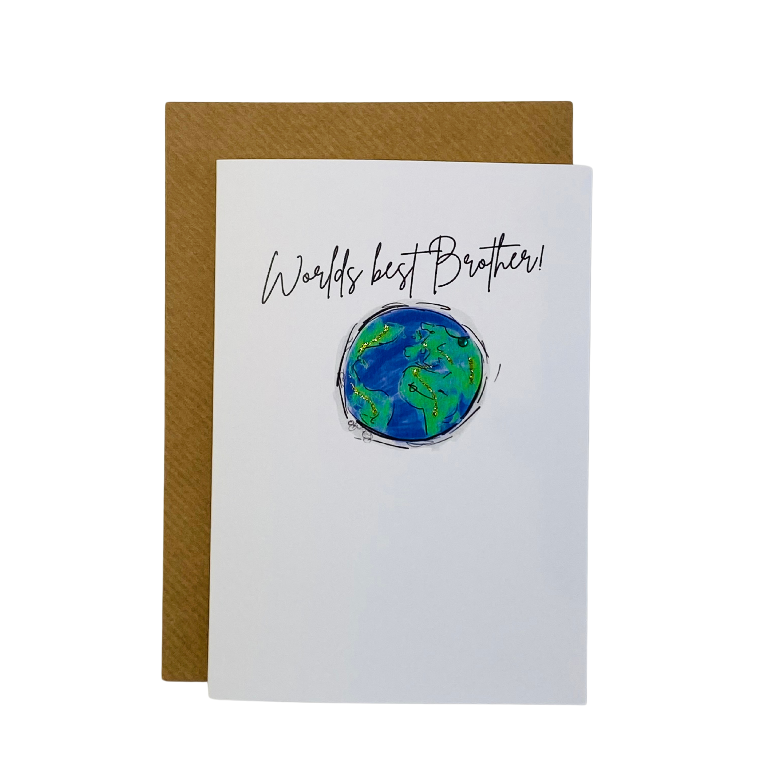 Worlds Best Brother Birthday Card