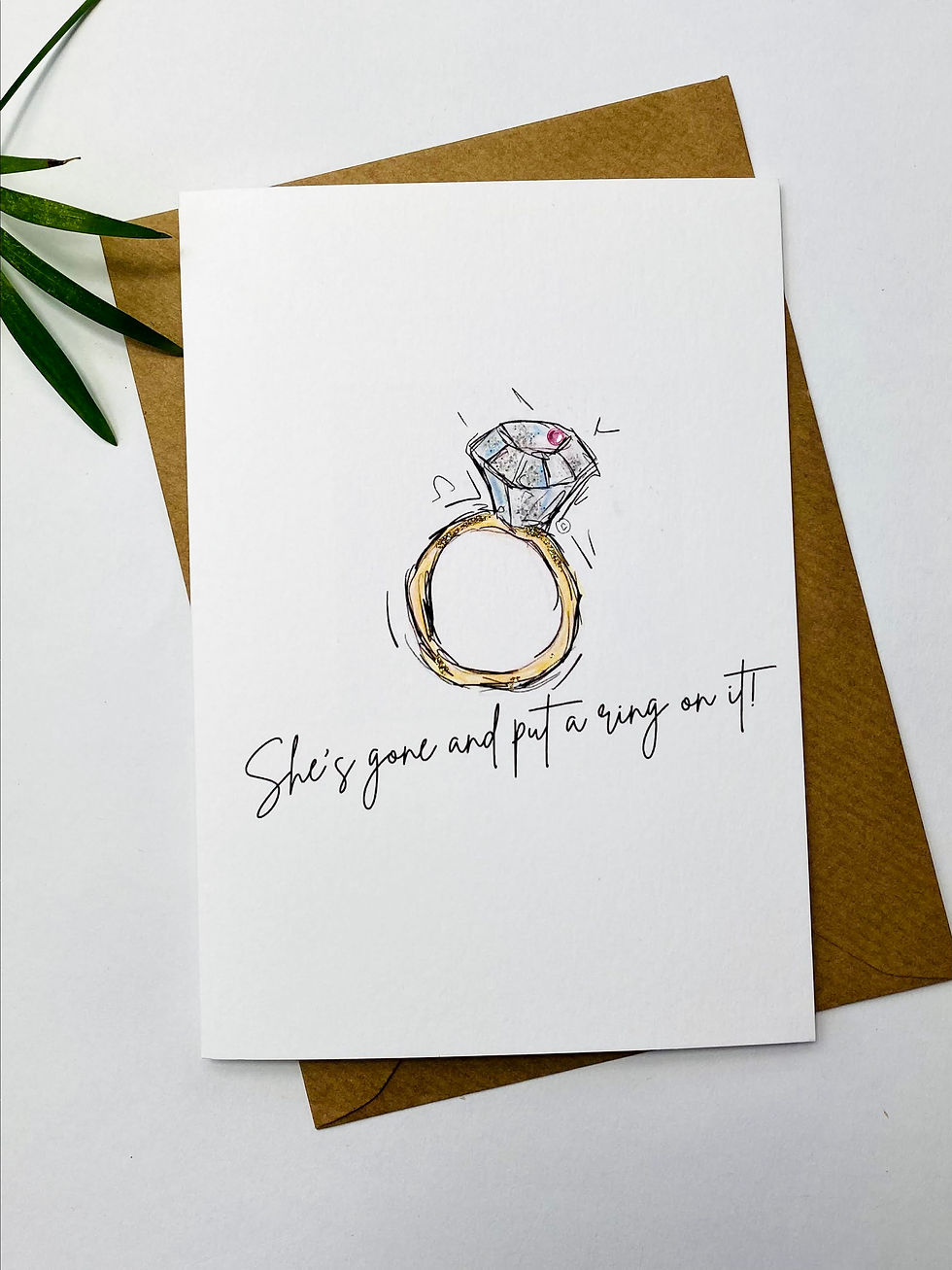 Thumbnail: She's Put a Ring Card