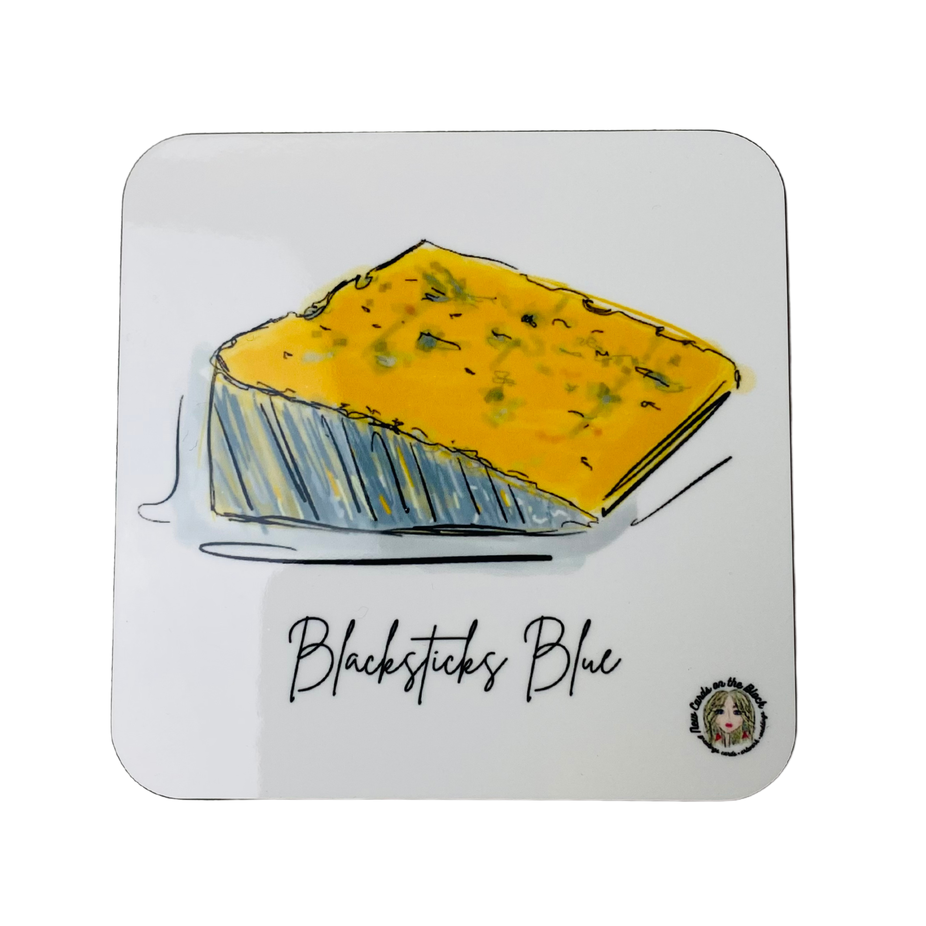 Blacksticks Blue Coaster