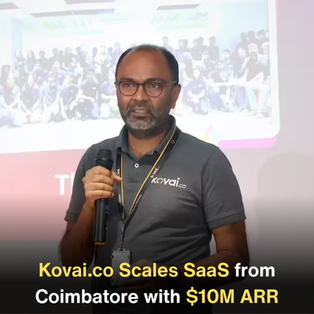 Kovai.co Scales SaaS from Coimbatore with $10M ARR
