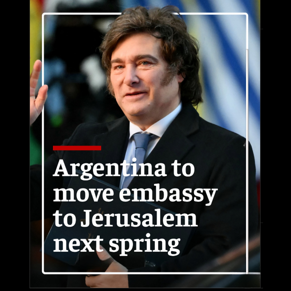 Argentina Sets Jerusalem Embassy Move for Spring 2026: Milei Confirms