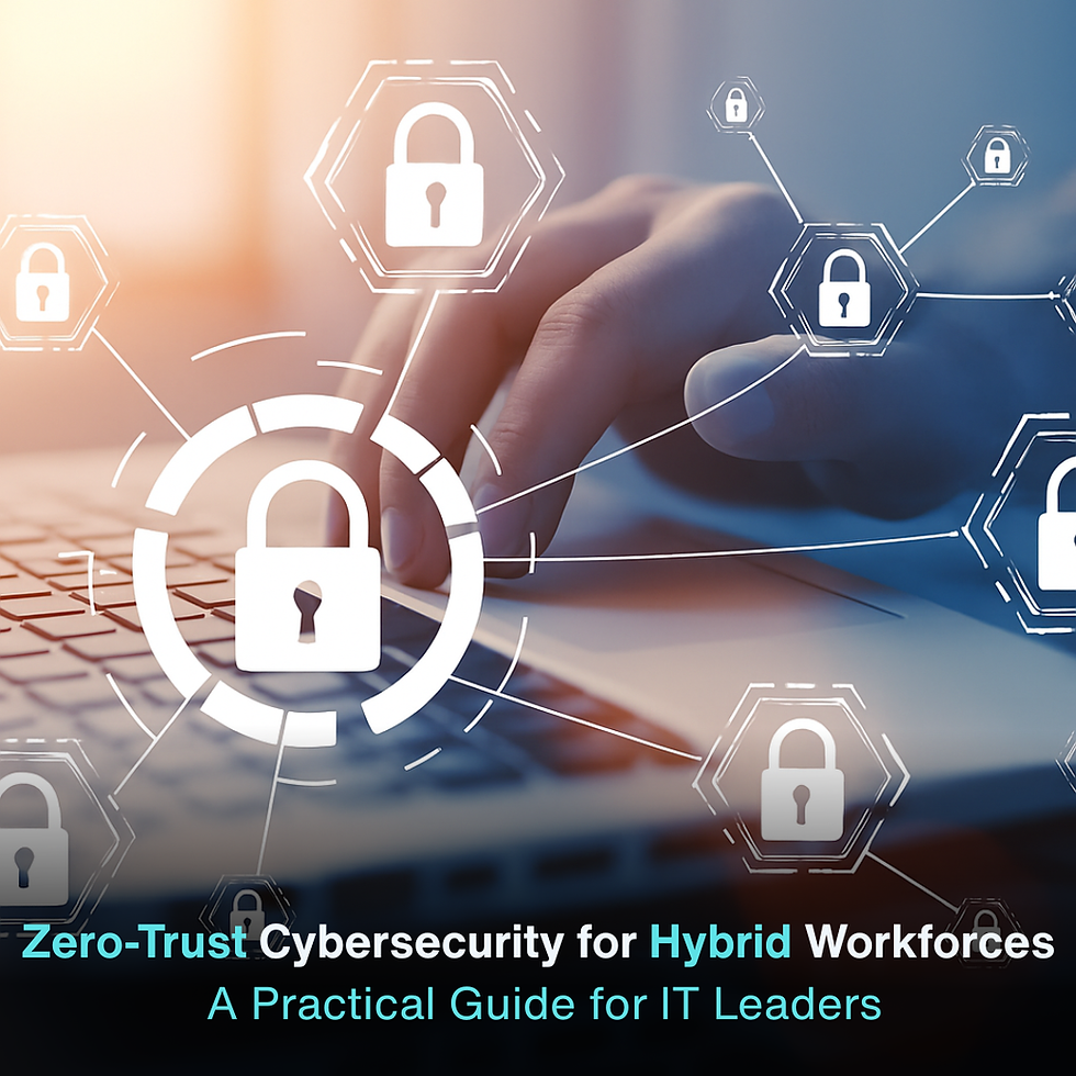 Zero-Trust Cybersecurity for Hybrid Workforces: A Practical Guide for IT Leaders