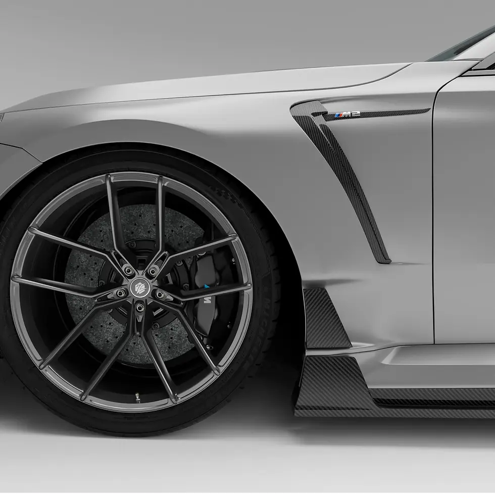 Thumbnail: Detail view of fender vents and smooth edge transitions