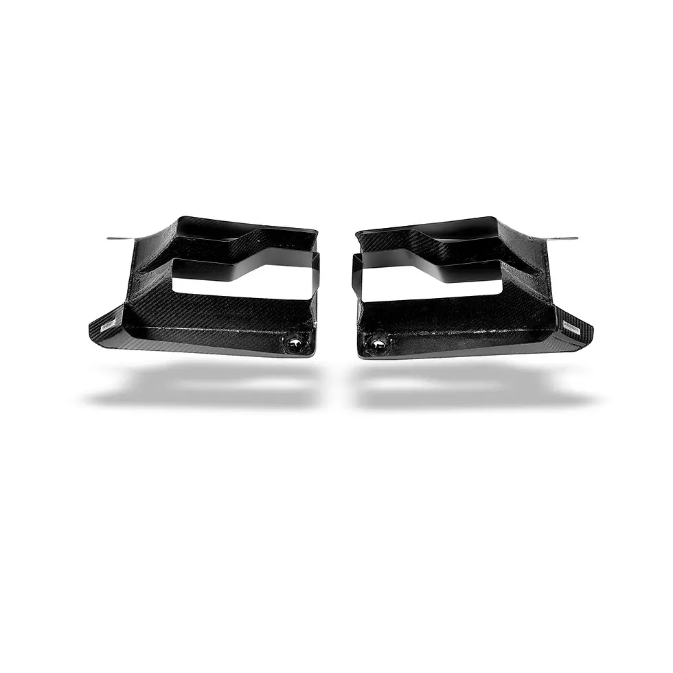 Thumbnail: Rear view of front inlets showing mounting details and depth