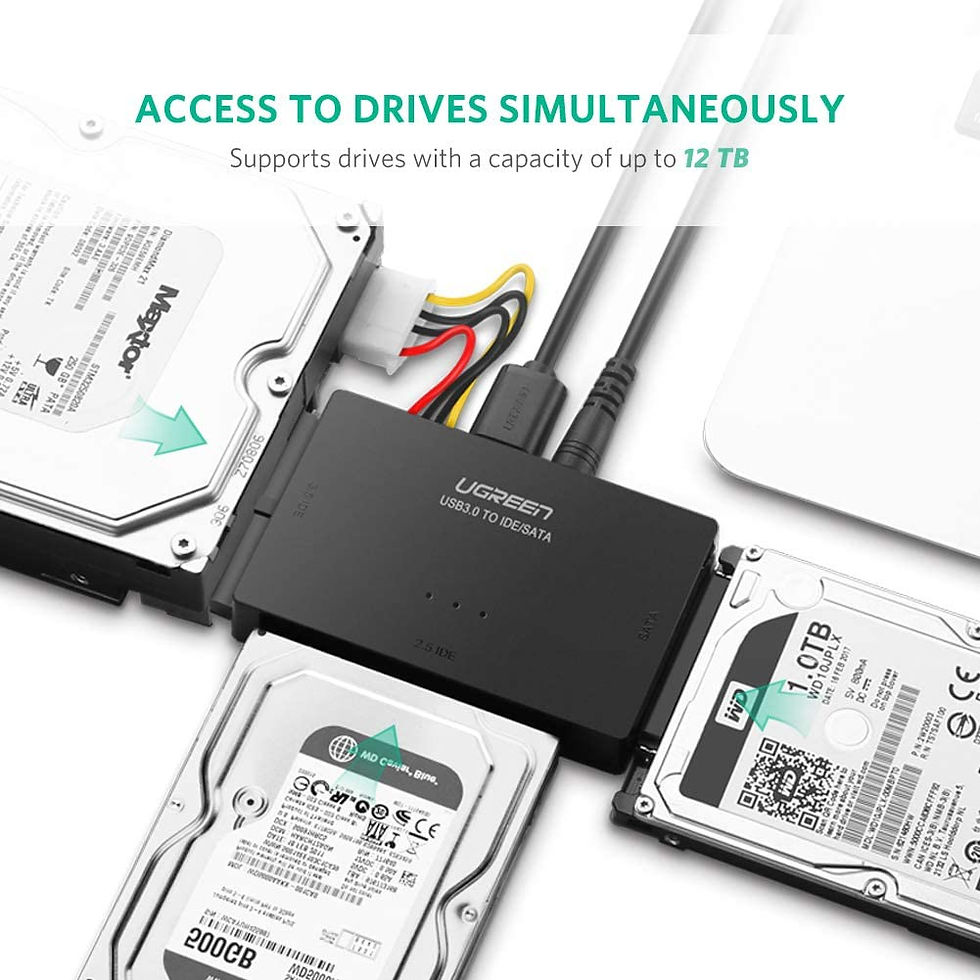 縮圖：UGREEN (30353) USB 3.0 to Sata & IDE converter