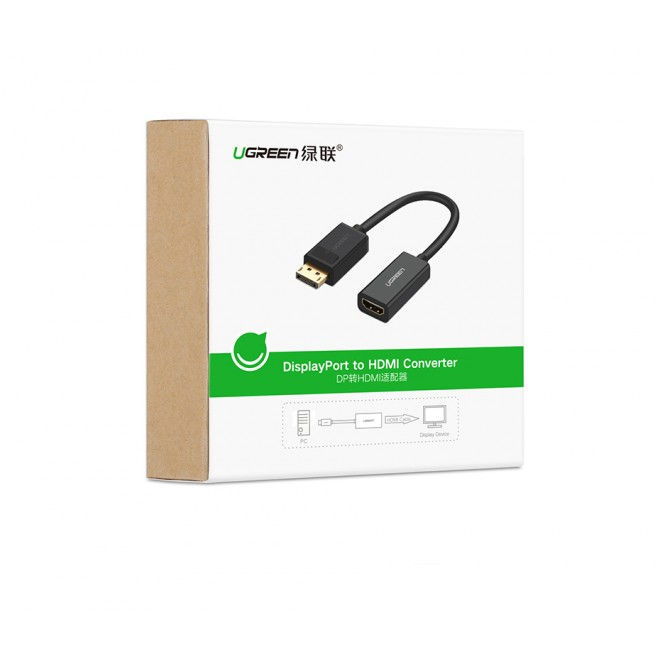 Thumbnail: UGREEN DisplayPort DP Male to HDMI Female Cable Adapter Display Port Converter f