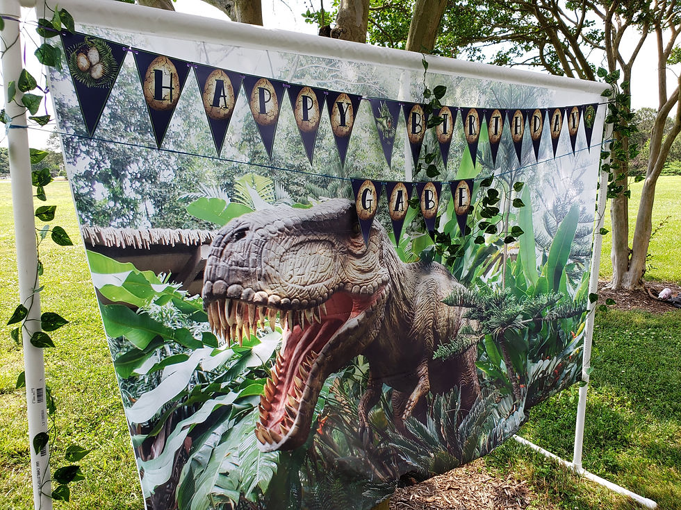 dinosaur backdrop
