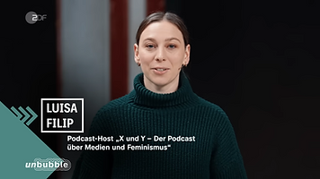 Journalistin und Moderatorin Luisa Filip bei 13 Fragen ZDF