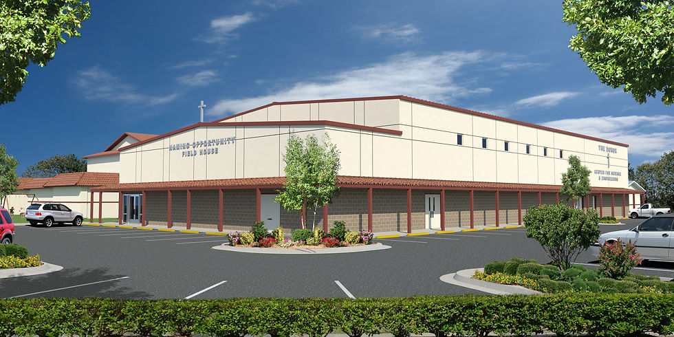 St. Charles Gymnasium Exterior Rendering 1