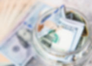 Dollar Bill in Jar