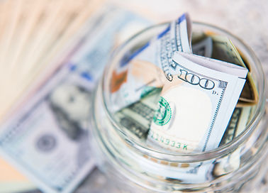 Dollar Bill in Jar