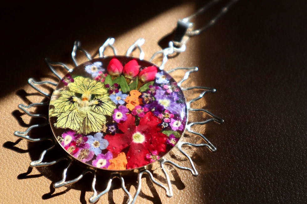 Miniatura: Large Multi-Flower Sol Pendant