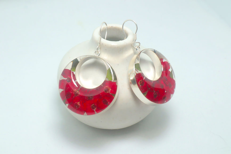 Miniatura: Caro Circle Crown of Thorns Earrings