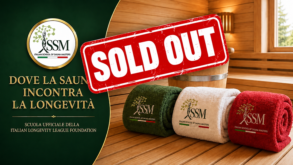 ITALIAN SCHOOL OF SAUNA MASTERS (ISSM) - NUOVA EDIZIONE