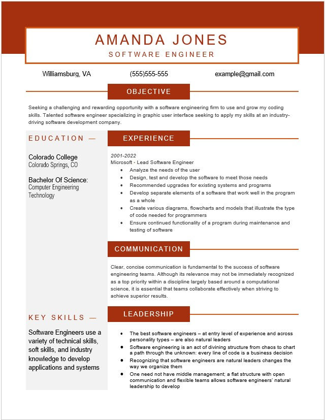 Minimalist Resume