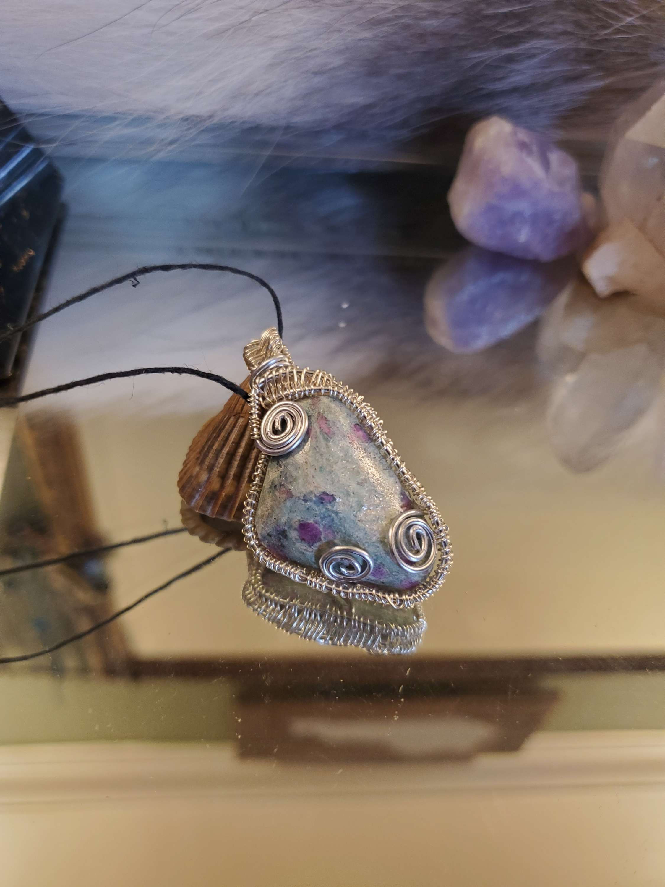 Ruby Fuchsite pendant 