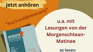 Radio Rosta – diesmal mit einer Rückschau auf die Morgenschtean-Matinee