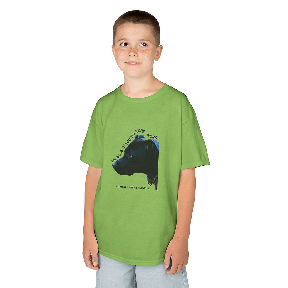 Thumbnail: Yoga NOSE If You Do Your Work | Books & Barks by Yoga | Kids Tee Shirt 