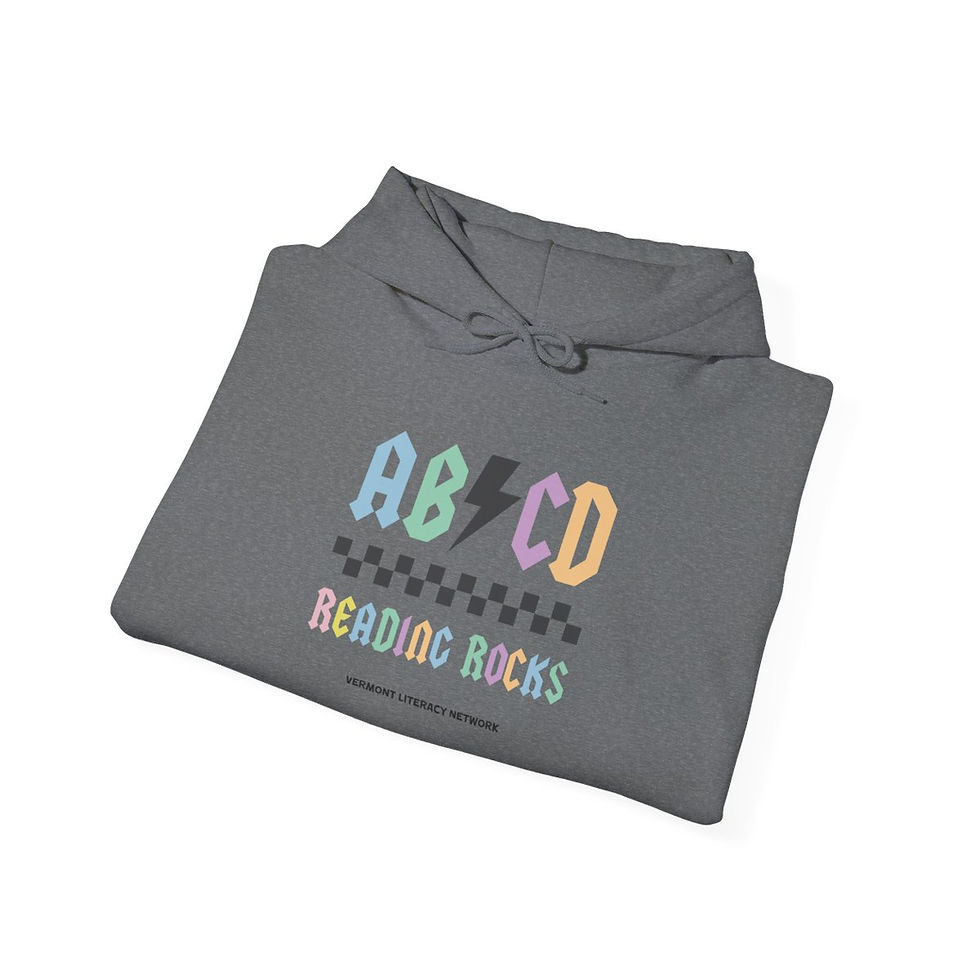 Thumbnail: ABCD Reading Rocks | Adult Hoodie Sweatshirt