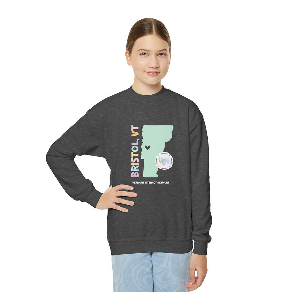 Thumbnail: Bristol, VT | VLN | Kids Crewneck Sweatshirt
