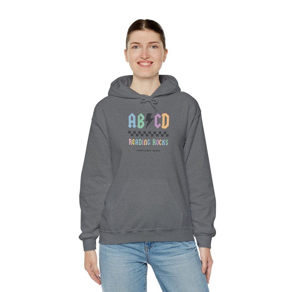 Thumbnail: ABCD Reading Rocks | Adult Hoodie Sweatshirt